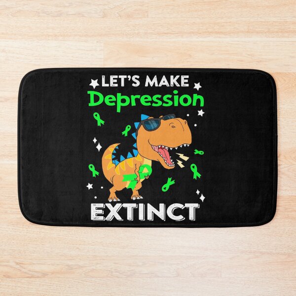 Item preview, Let's Make Depression Extinct Depression Warrior Gift designed and sold by Sabfit.