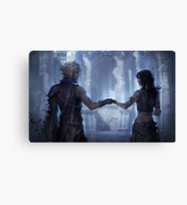 Cloud Strife and Tifa Lockhart Canvas Print