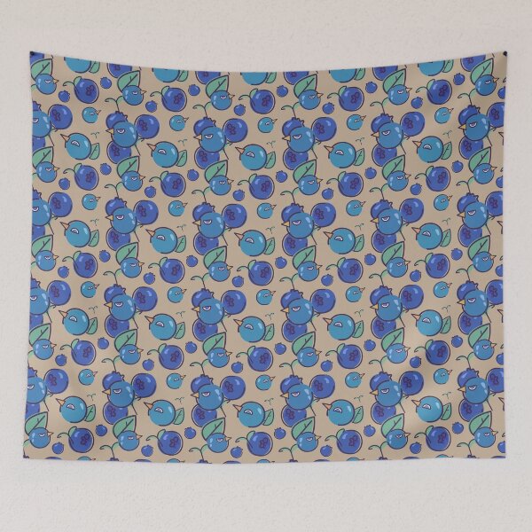 Item preview, Blueberry and Birds designed and sold by Dirty-Birdies.