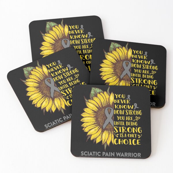 Item preview, Sciatic Pain Warrior You Never Know How Strong You Are Sunflower Lover Gifts designed and sold by radianen.