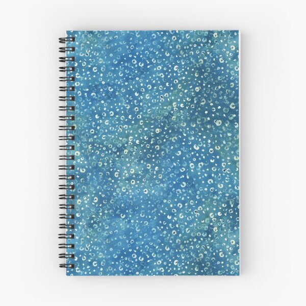 Item preview, raindrops watercolor pattern in blue designed and sold by rysunki-malunki.
