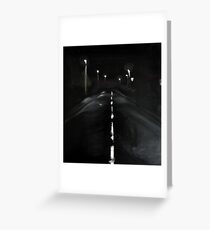 Dark Night Greeting Card