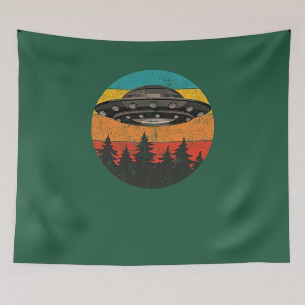 Item preview, Retro UFO Flying Saucer designed and sold by vladocar.