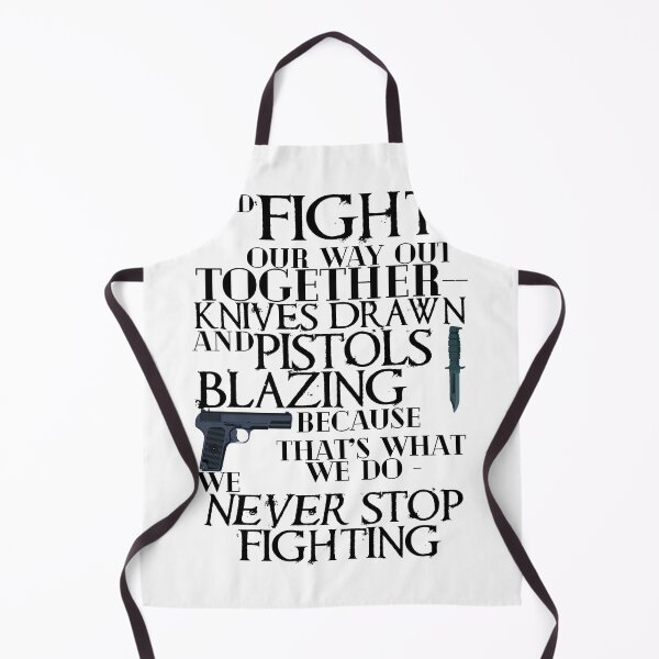 Item preview, Six of Crows-Inspired "Never Stop Fighting" designed and sold by mulberrydragon.