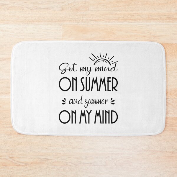 Item preview, got my mind on summer and summer on my mind, Funny summer time tee, Last Day School Teacher Student Gift designed and sold by Theobsessed01.