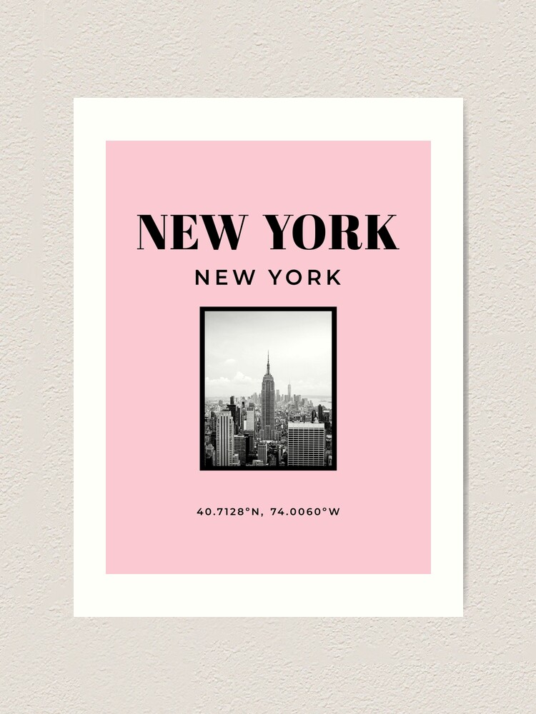 "New York Print New York Poster New York City Wall Art New York Decor New York Wall Art Decor