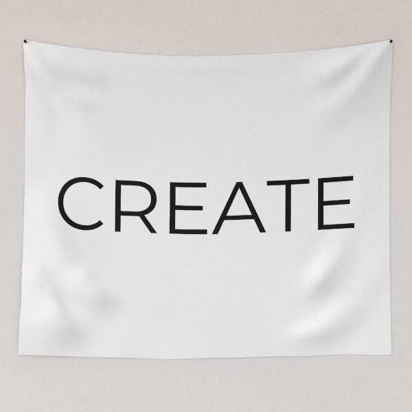 Item preview, Create word Minimal Simple Text Design - Black Font  designed and sold by BE The Oracle.