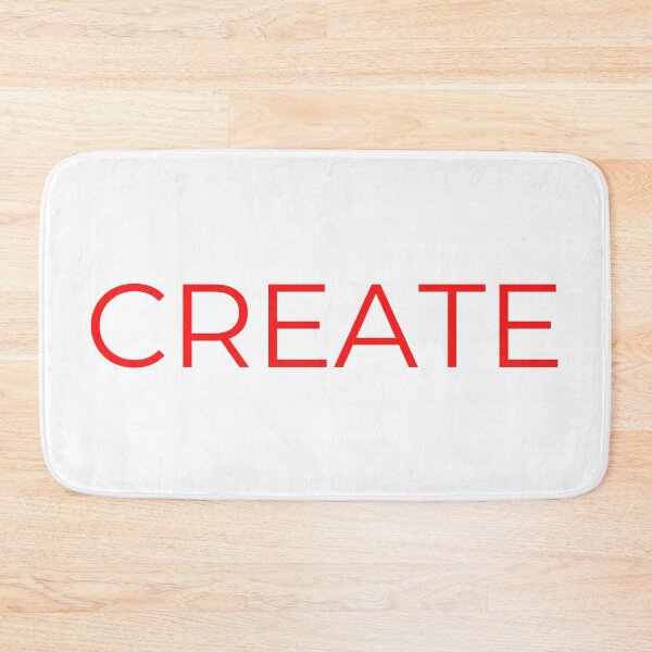 Item preview, Create word Minimal Simple Text Design - Red Font  designed and sold by BE The Oracle.