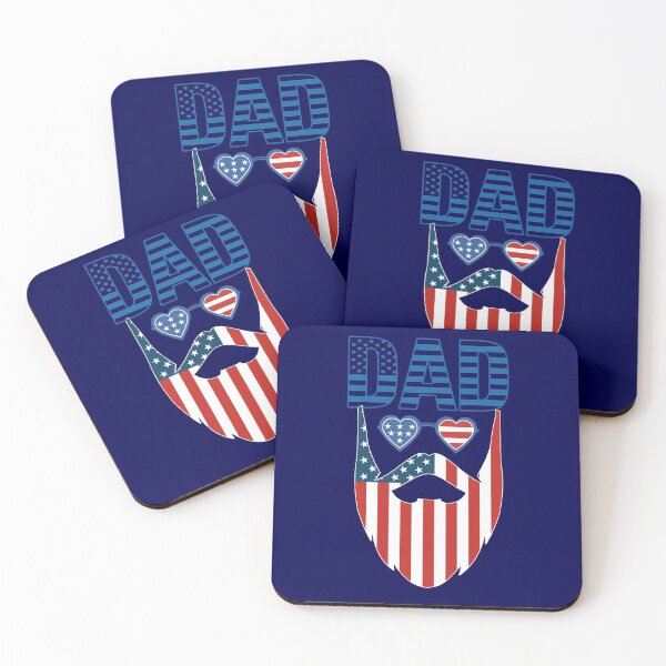 Item preview, Usa Dad Beard   designed and sold by WoodburyLake.