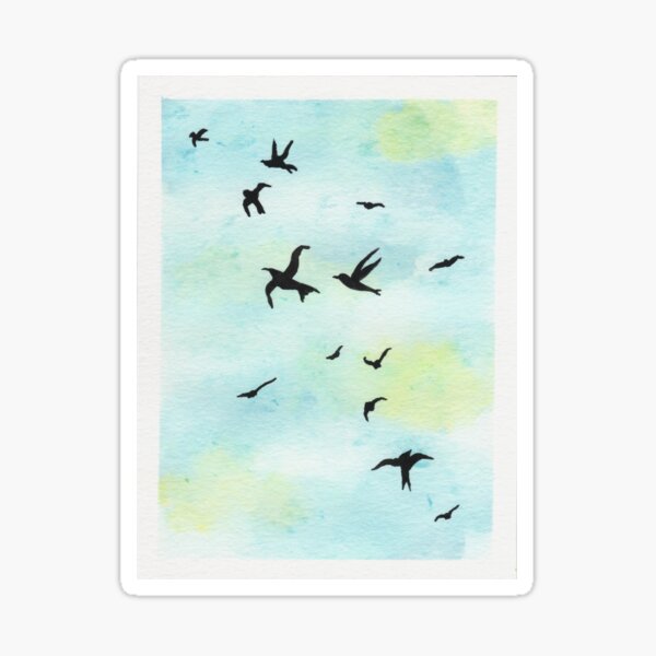 Fly Free Sticker