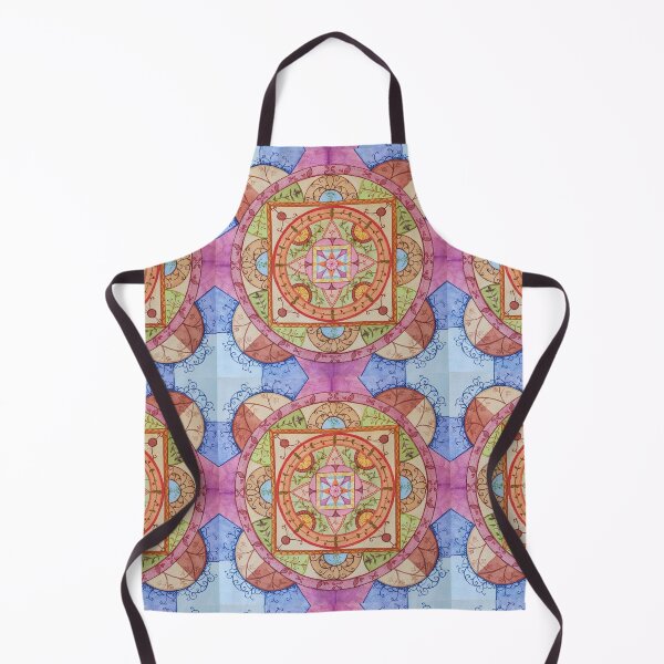 Item preview, Watercolor Mandala: Gaia designed and sold by Delphine HIBOU.