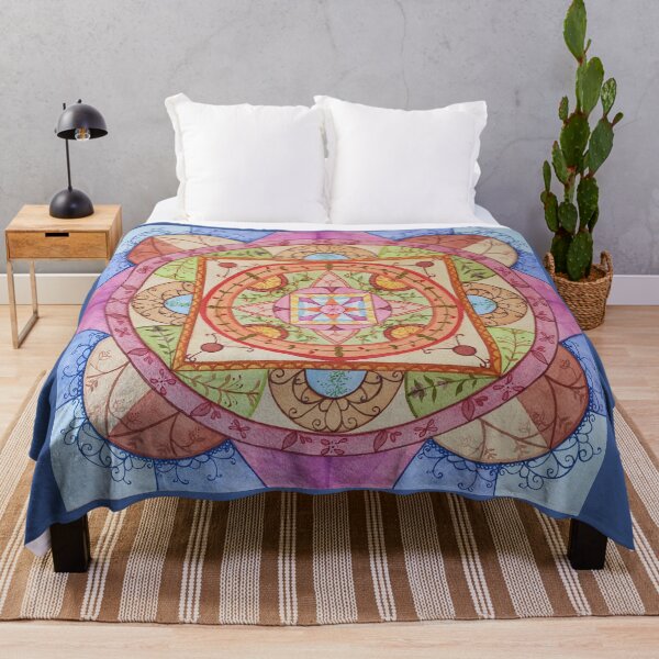 Item preview, Watercolor Mandala: Gaia designed and sold by Delphine HIBOU.