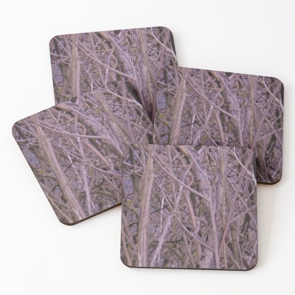 Item preview, Tree Branches Mass Photo Fabric Pattern Vertical Purple Magenta Tint designed and sold by H3designs.