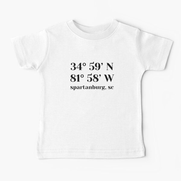 map coordinates- usc upstate administration building Baby T-Shirt