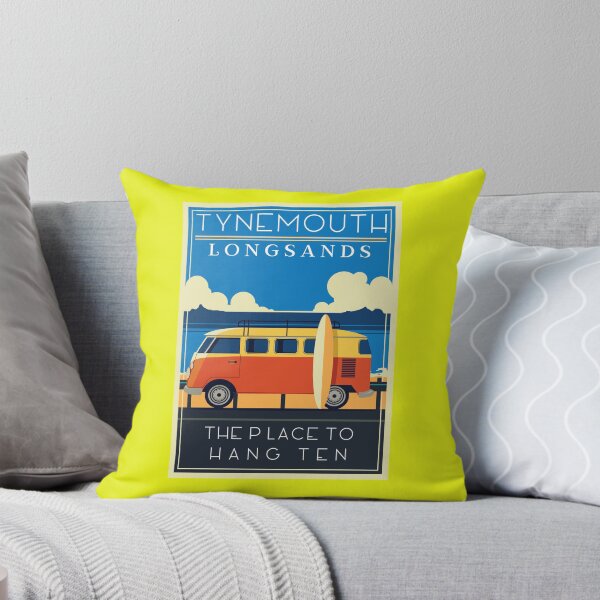 Item preview, Tynemouth Longsands cool surfers surfing design designed and sold by MerchByCraig.