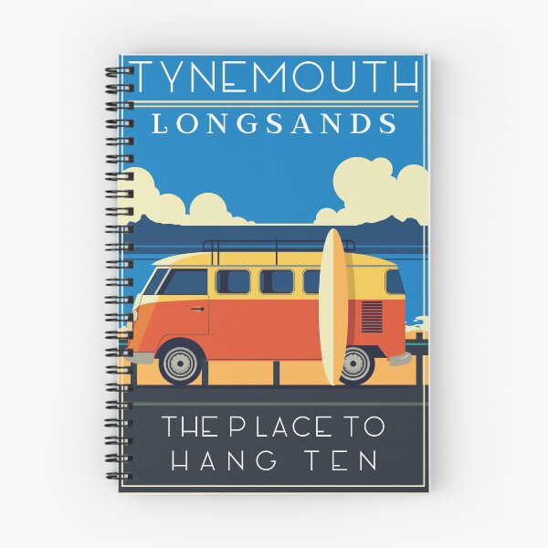 Item preview, Tynemouth Longsands cool surfers surfing design designed and sold by MerchByCraig.