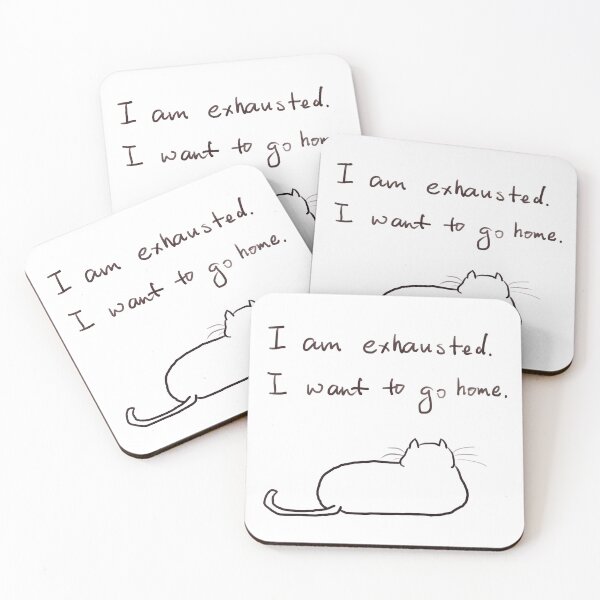 Item preview, Emotionally exhausted cat loaf designed and sold by PoemOfStones.