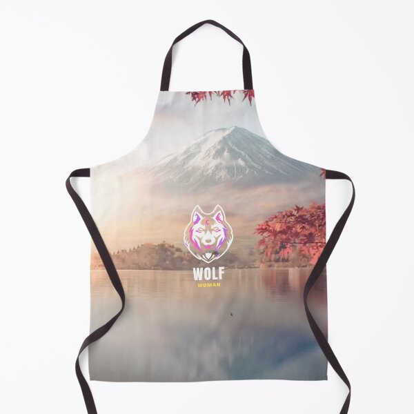 Item preview, Mountain Fuji Wolf Woman designed and sold by Gabrielaxel300.