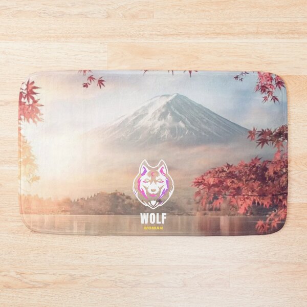 Item preview, Mountain Fuji Wolf Woman designed and sold by Gabrielaxel300.
