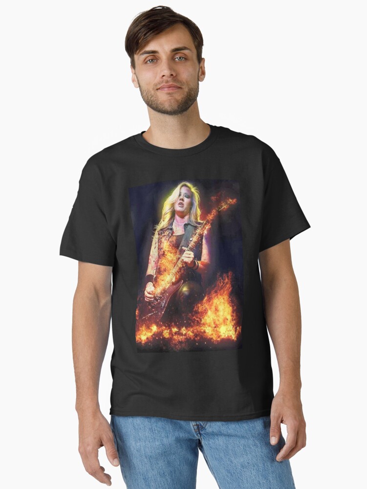 Thumbnail 1 of 7, Classic T-Shirt, Nita Strauss Is On Fire designed and sold by futter91.