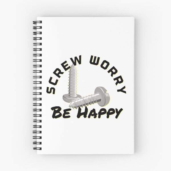 Item preview, Screw Worry Be Happy designed and sold by Sarcasmagic.