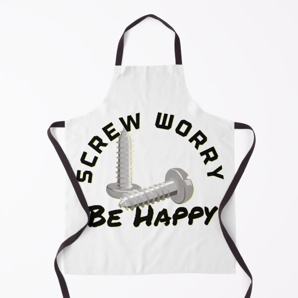Item preview, Screw Worry Be Happy designed and sold by Sarcasmagic.