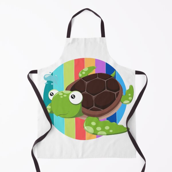 Item preview, Sea Turtle Out for a Walk, Cute Turtle designed and sold by 880Desing.