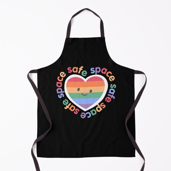 Item preview, LGBTQ Sign Safe Space Equality Rainbow Heart designed and sold by aronia.