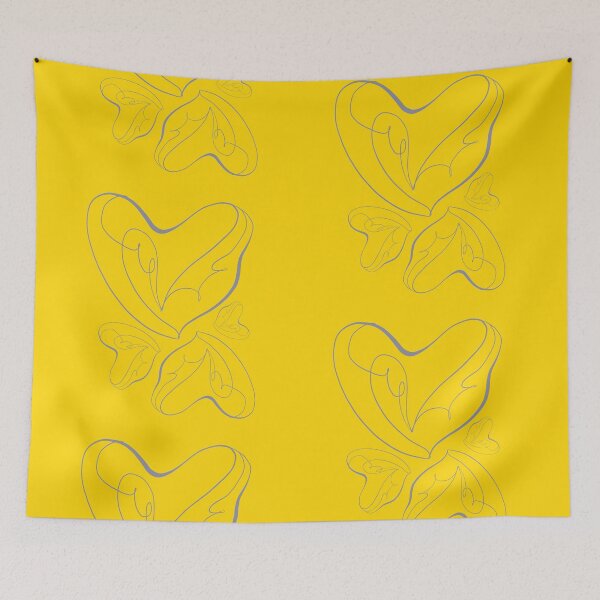Item preview, Four hearts for you one line drawing designed and sold by keillustree.