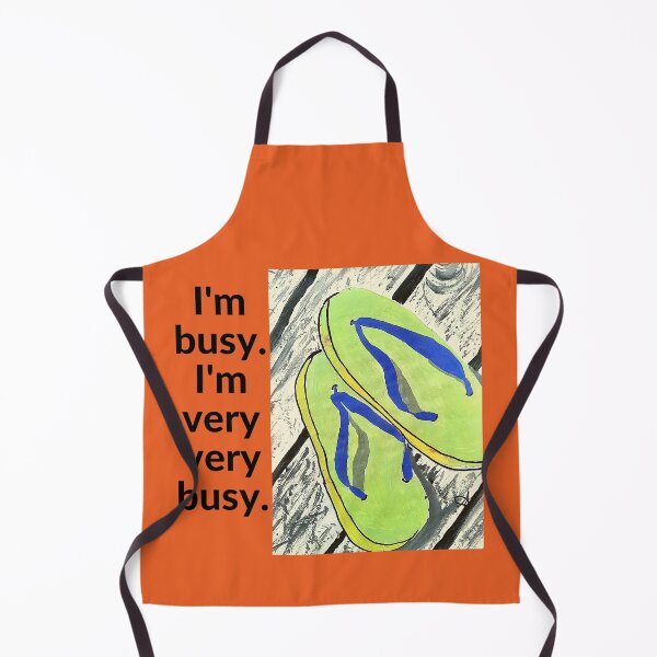 Item preview, Flipflops - I'm busy. I'm very very busy. designed and sold by signsofapril.