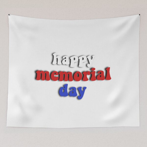 Item preview, happy memorial day design designed and sold by ViviTV.