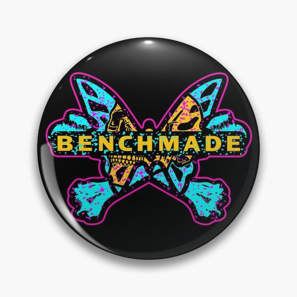 Item preview, Benchmade Knife Knives Butterfly Pirate Operator - Crossbones Bones Neon Blue Retro designed and sold by Warhawk Designs.