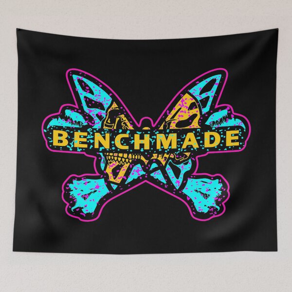 Item preview, Benchmade Knife Knives Butterfly Pirate Operator - Crossbones Bones Neon Blue Retro designed and sold by Warhawk Designs.