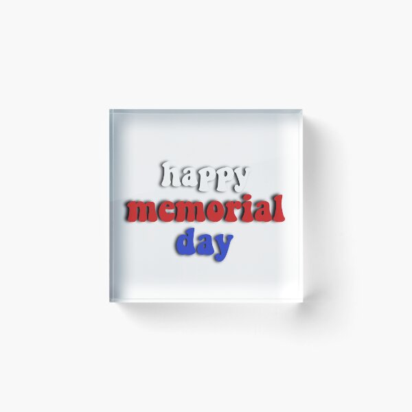 Item preview, happy memorial day design designed and sold by ViviTV.