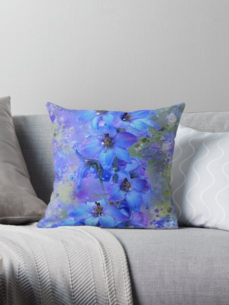 Item preview, Delightful Delphiniums Mixed Media  designed and sold by OByD.