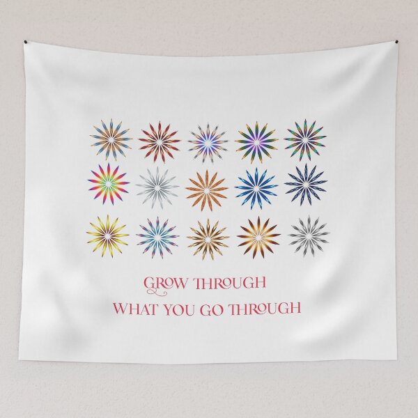 Item preview, Grow Through What You Go Through, Inspirational, Motivational designed and sold by Sarcasmagic.