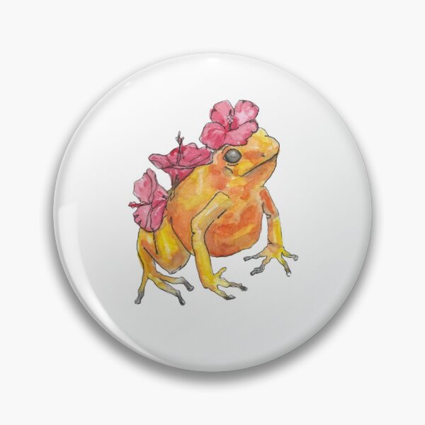 Item preview, Hibiscus Frog designed and sold by dreamjournal.