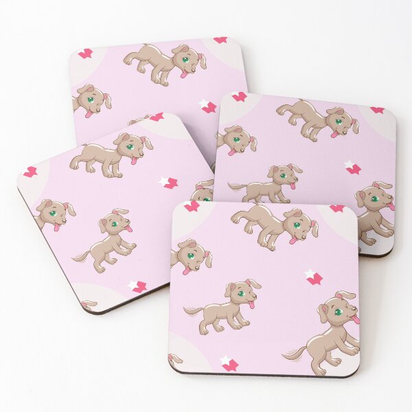 Item preview, Cute Pink Dog Pattern designed and sold by StoneColdMovies.