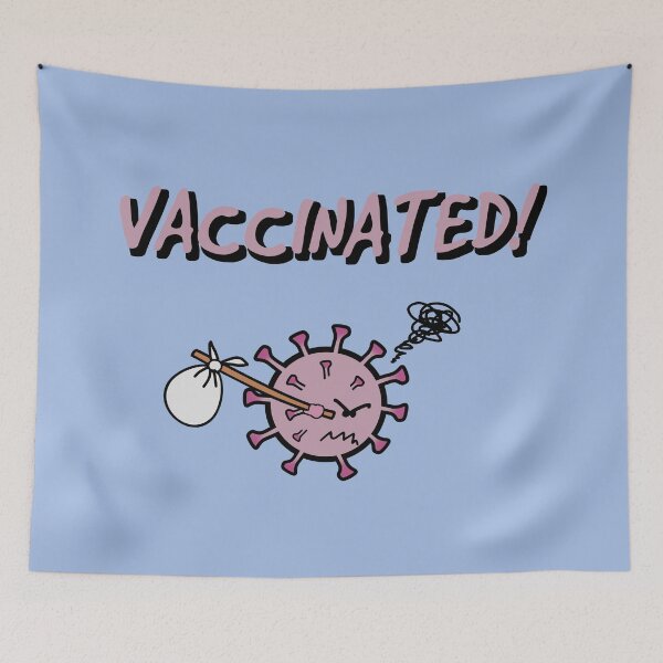 Item preview, Vaccinated! designed and sold by shackledlettuce.