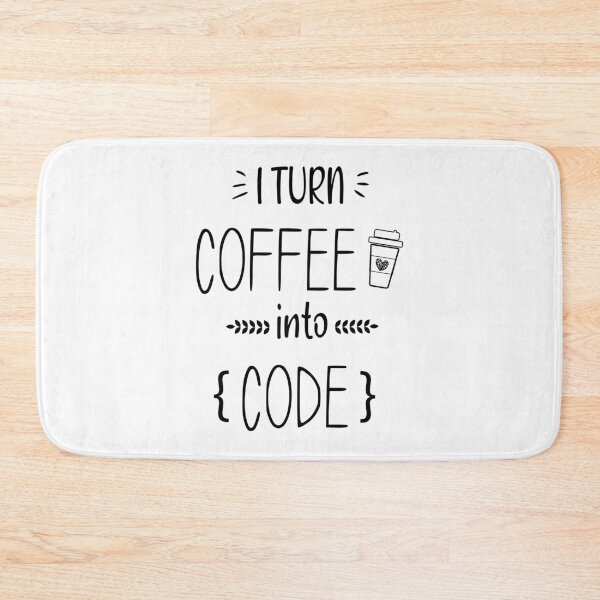 Item preview, I turn coffee into code, Funny teacher saying , programmer coding  ,  gift for boyfriend, gift for girlfriend,  Gifts About Coffee,  designed and sold by joygift369.