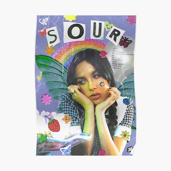 olivia rodgrio sour design Poster