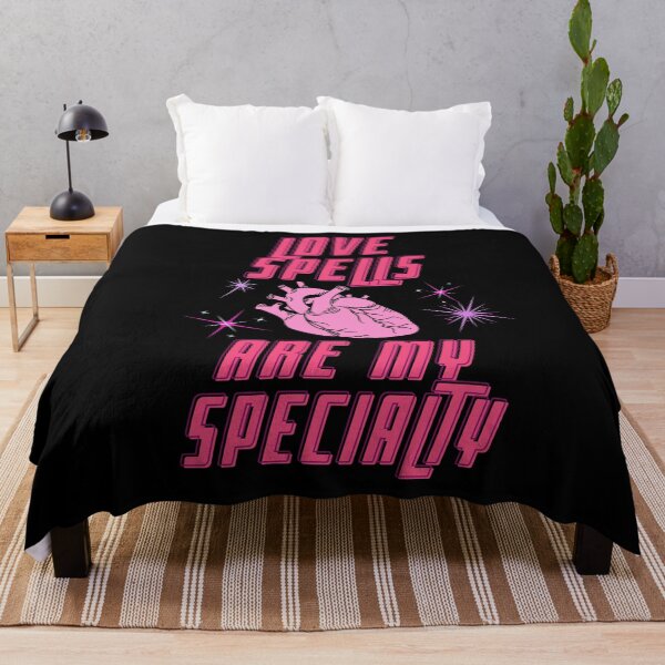 Item preview, black and pink Love spells are my specialty designed and sold by SpritesOfSpirit.