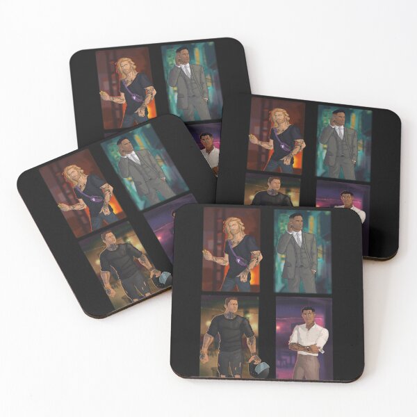 Item preview, The 4 Vipers (square) designed and sold by eliziannatheone.