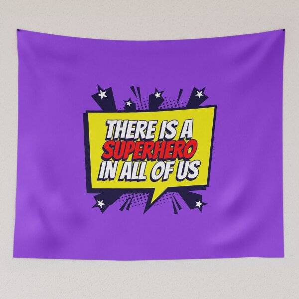 Item preview, THERE IS A SUPERHERO IN ALL OF US designed and sold by AladdinMktgs.