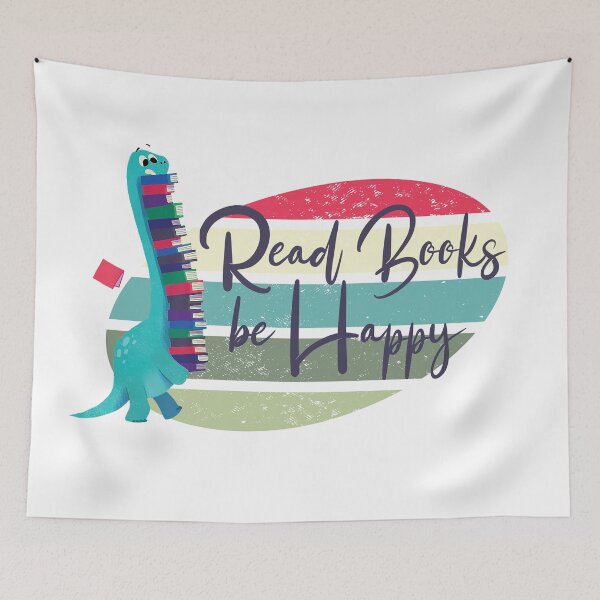 Item preview, Read Books, Be Happy designed and sold by ARTsPlural.