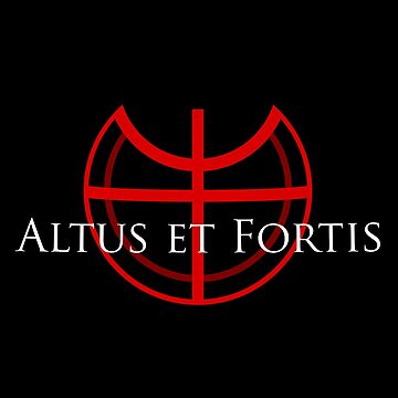 Artwork thumbnail, Altus et Fortis (in white) by ANGELSONLY