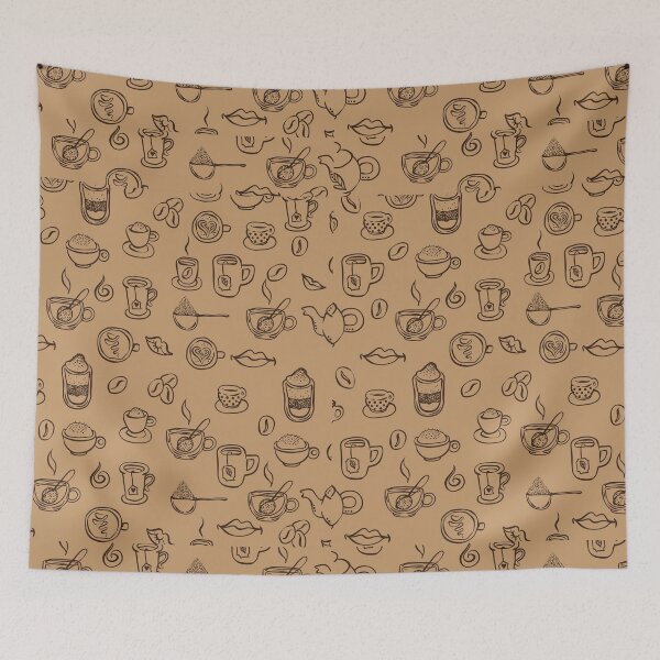 Item preview, Coffee Lover Pattern designed and sold by StoneColdMovies.