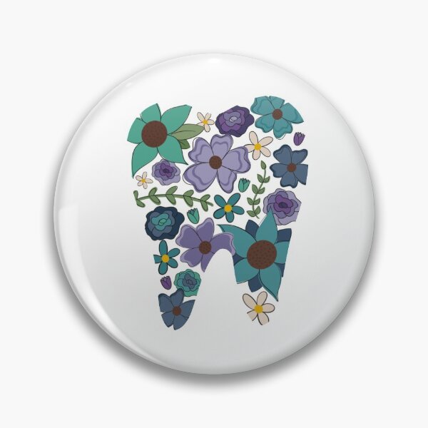 Item preview, Cool Floral Tooth designed and sold by artkita.