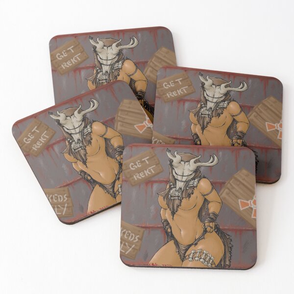 Item preview, Rust game Primitive Bone Armor Pinup Babe FAIR designed and sold by DHPrintCanada.
