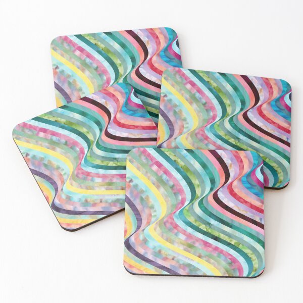 Item preview, Multi Color Wave Pattern designed and sold by StoneColdMovies.
